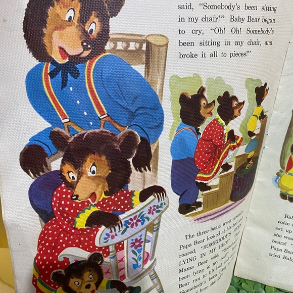 THE THREE BEARS AND OTHER STORIES VINTAGE 1951 BEAUTIFULLY ILLUSTRATED BOOK RARE - Picture 4 of 14